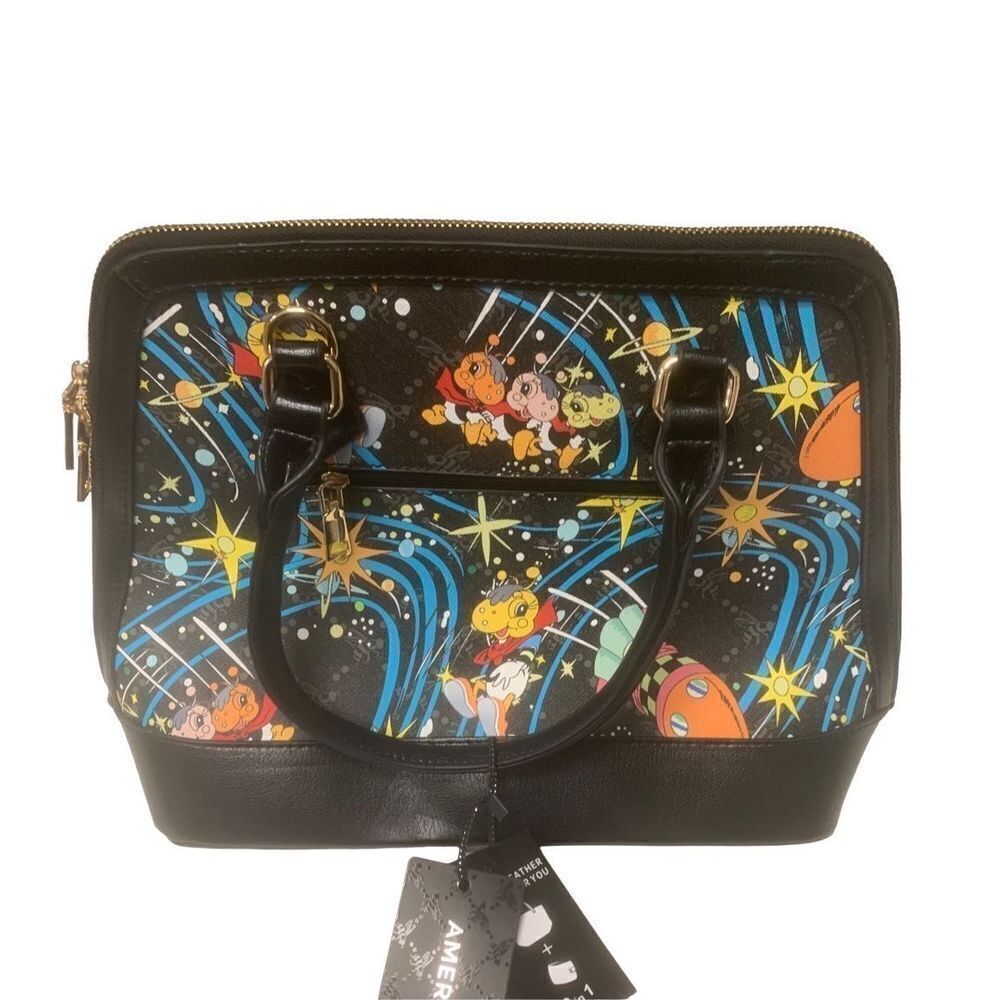 Alien Dinosaur Graphic Handbag - Picture 2 of 7